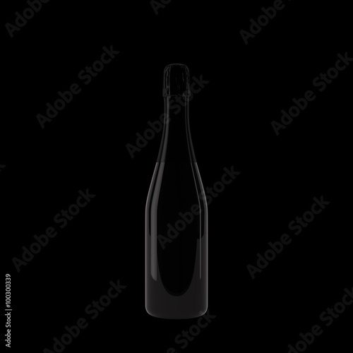 sparkling wine bottle
