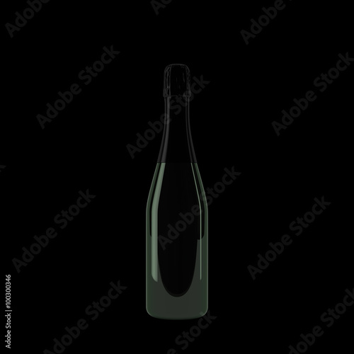 sparkling wine bottle