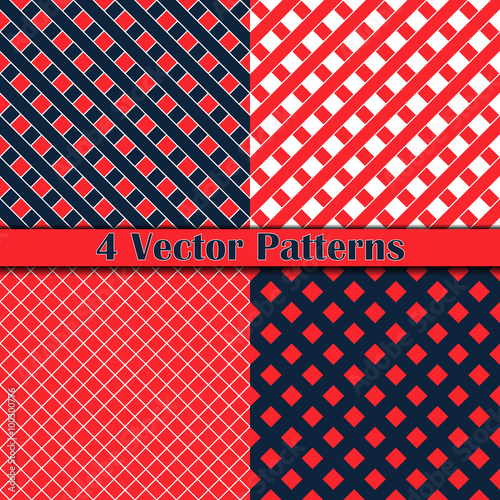 Pattern romb and square