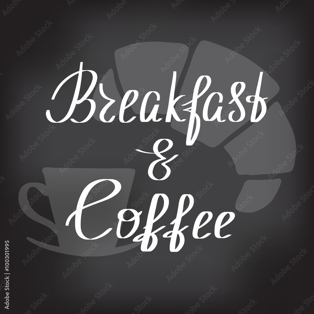 Beakfast and coffee Beakfast and coffee