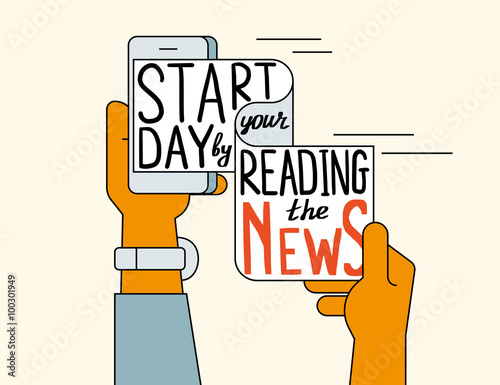 Start your day by reading the news