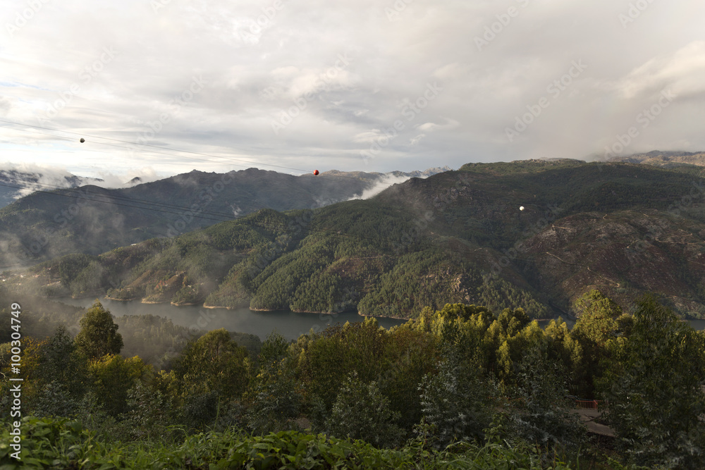 Low cloud along the valley