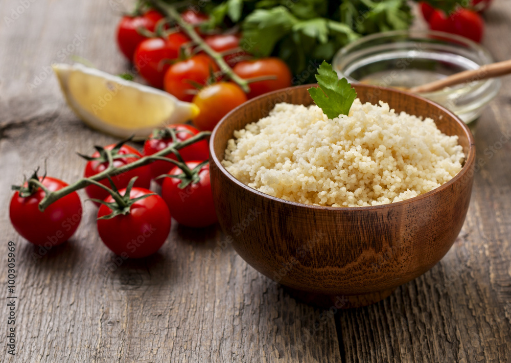 cooked couscous, fresh vegetables cooked couscous, fresh vegetables