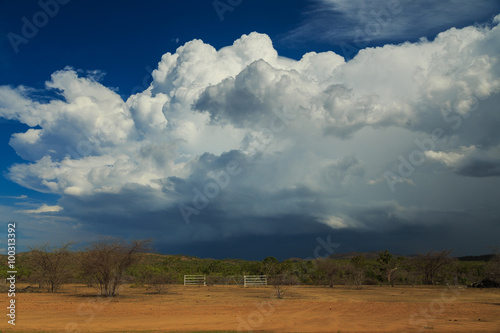 Fototapeta Naklejka Na Ścianę i Meble -  Outback Thunderstorm.