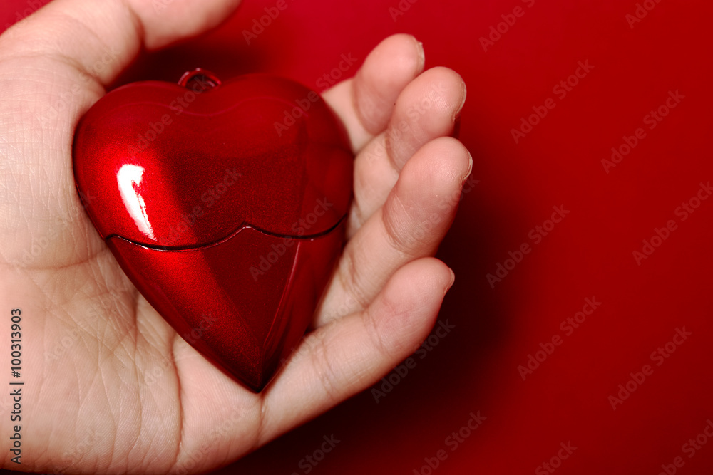 Fototapeta premium Heart in the hand