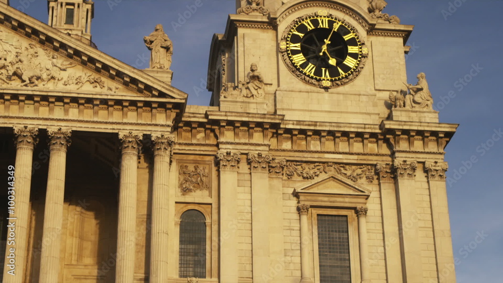 Shot of St. Paul's Cathedral in London England. Shot of St. Paul's Cathedral in London England.