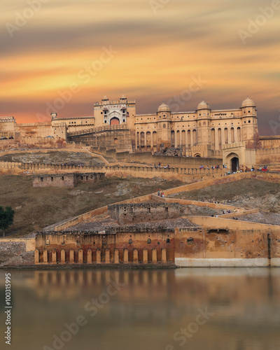View of Amber fort, Jaipur, India