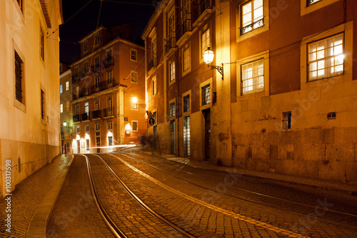 City of Lisbon by Night in Portugal © Artur Bogacki