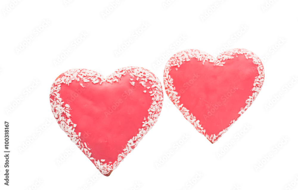 Cookies heart isolated Cookies heart isolated