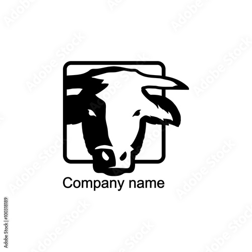 Bull logo.Vector