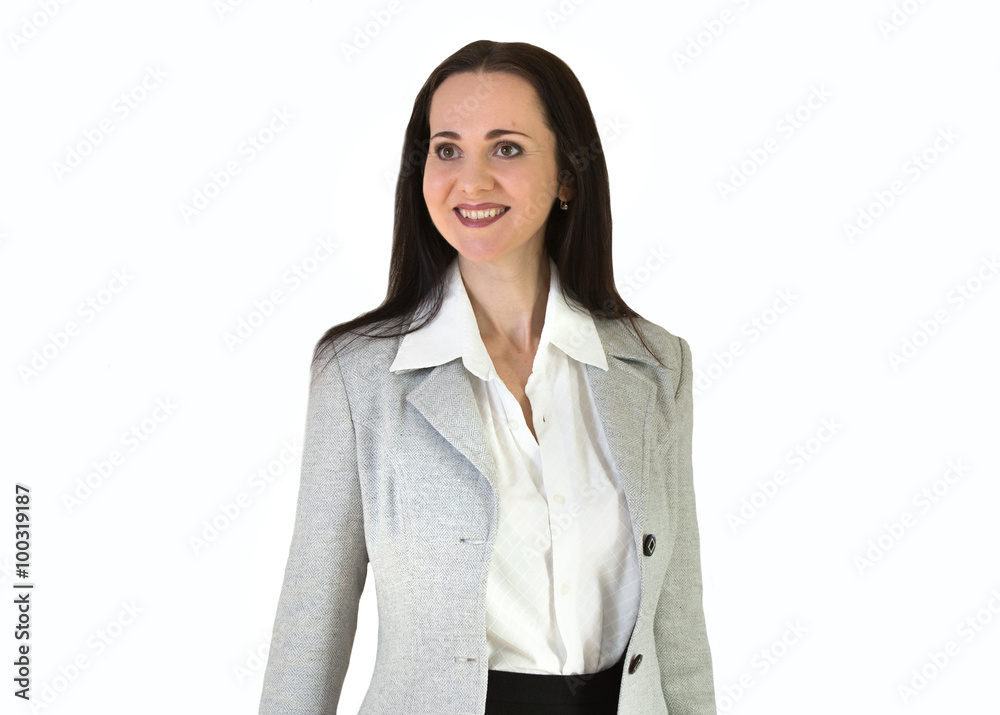 Beautiful young business woman smiling portrait Beautiful young business woman smiling portrait