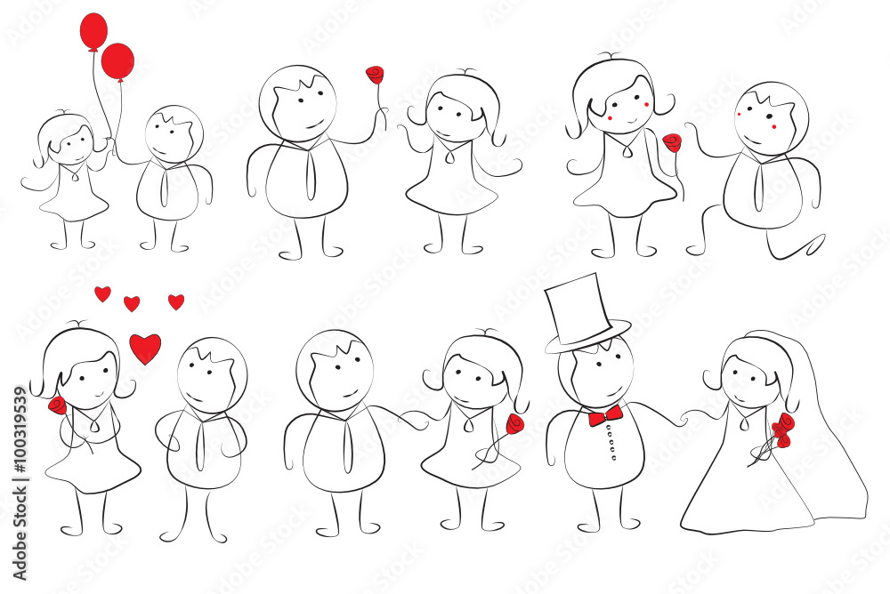 Doodle couple Doodle couple