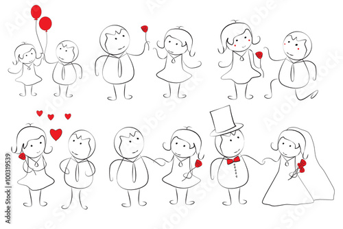 Doodle couple
