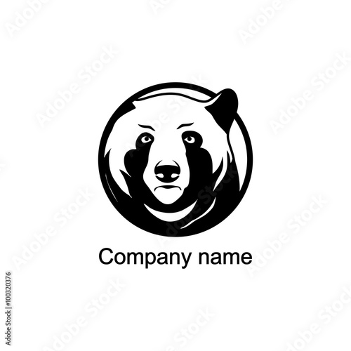 Fototapeta Naklejka Na Ścianę i Meble -  Bear logo.Vector