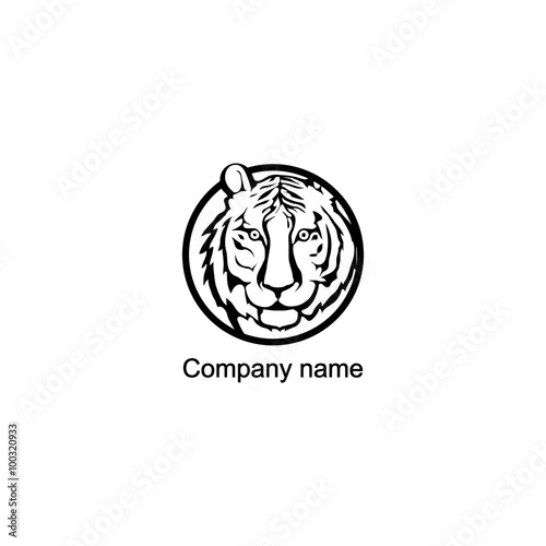 Fototapeta Naklejka Na Ścianę i Meble -  Tiger logo.Vector