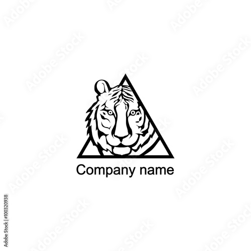 Fototapeta Naklejka Na Ścianę i Meble -  Tiger logo.Vector
