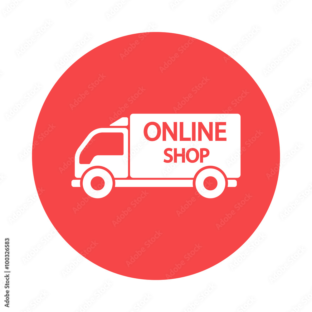 Shipping Online Store icon