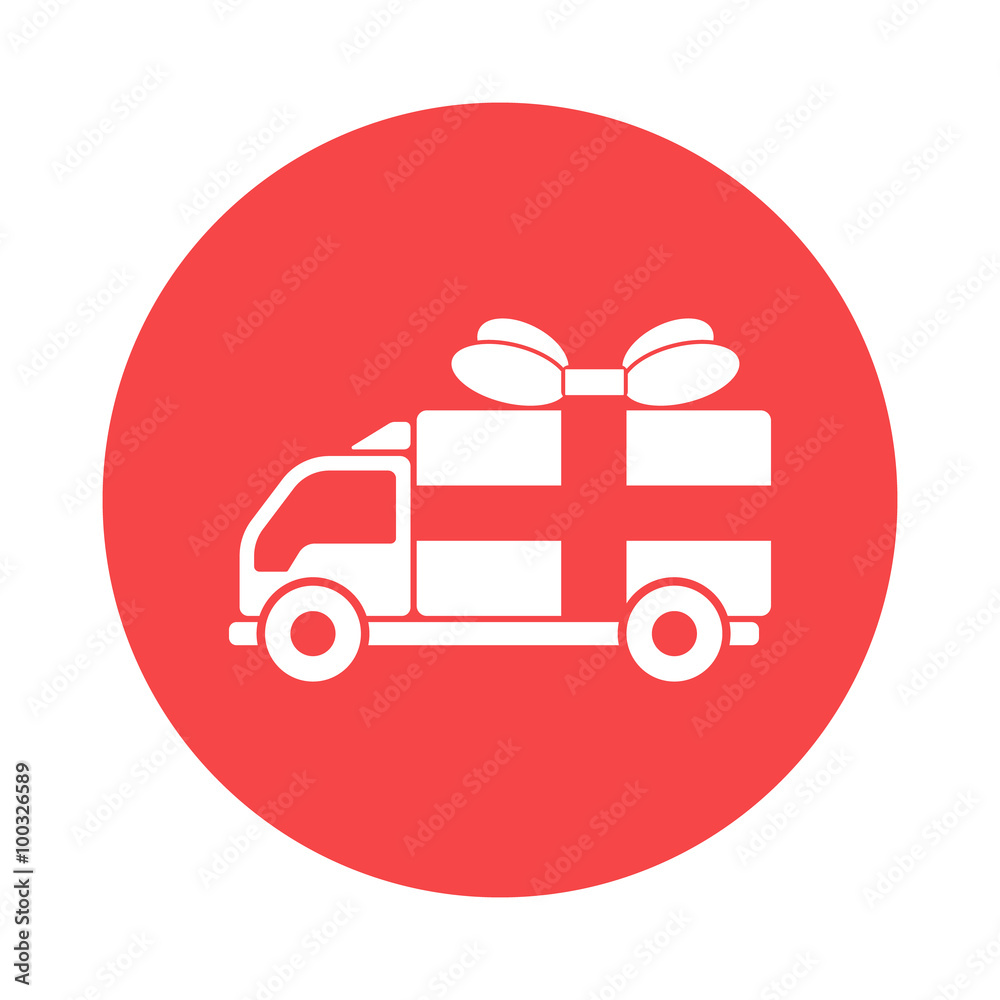 Car gift icon Car gift icon