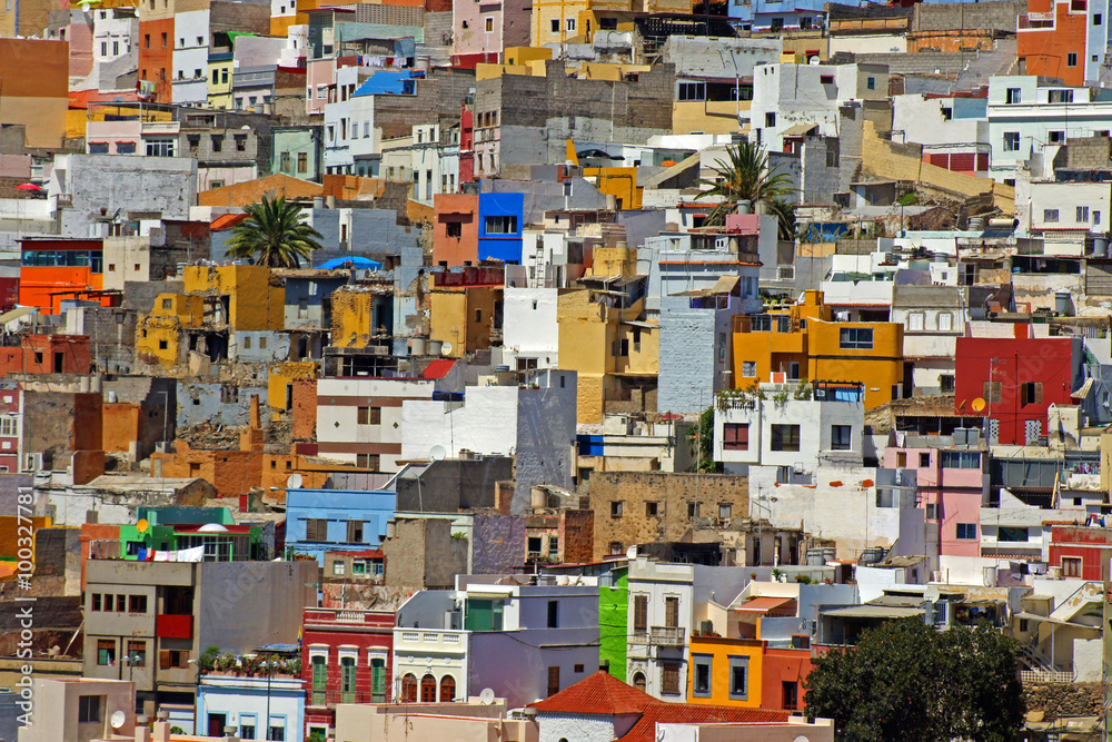 Häuserfassaden in Las Palmas