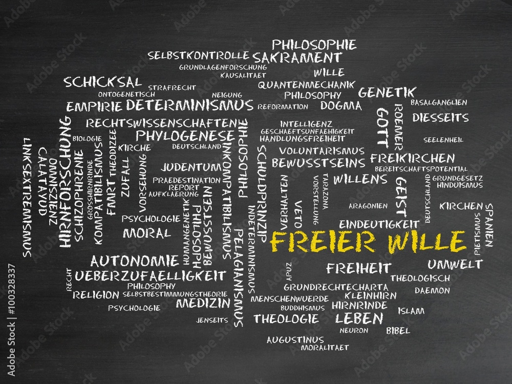 Freier Wille StockIllustration Adobe Stock