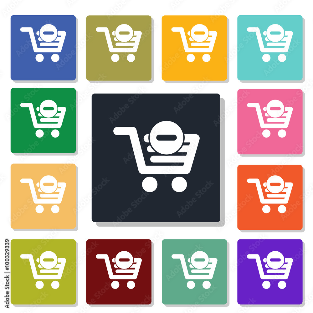 Shopping cart icon Shopping cart icon