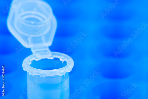 Test tube, shallow depth of field