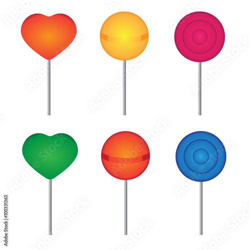Lollipops set © 3dwithlove