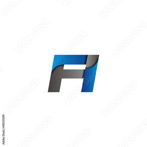 3d innitial letter logo icon