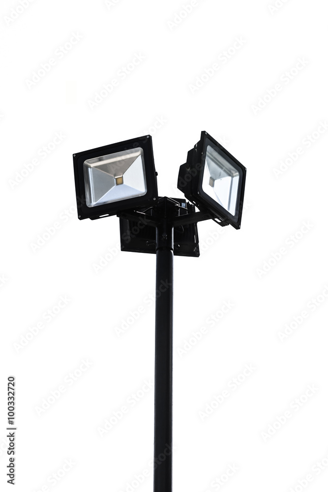 Lamp Post Street Road on white background Lamp Post Street Road on white background