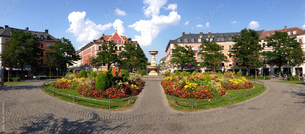 Obraz premium Gärtnerplatz in München, Deutschland
