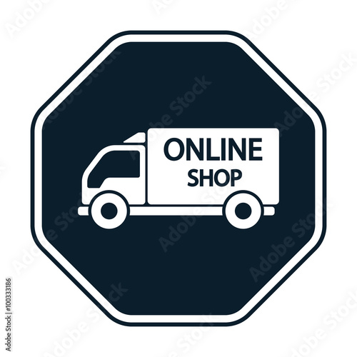 Shipping Online Store icon