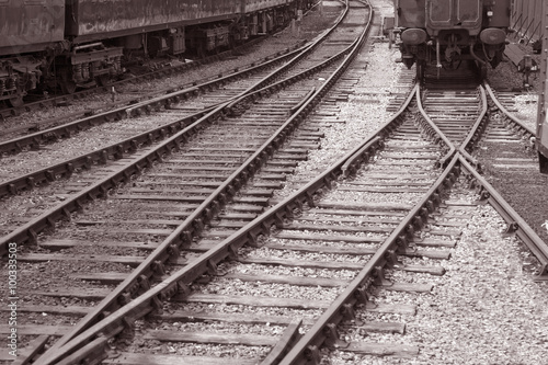 Railroad Track and Carriages