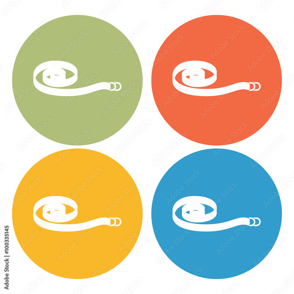 Naklejka premium BELT FOR YOGA icon