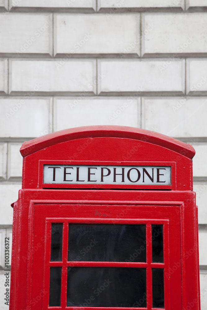 Red Telephone Box, London, England, UK Red Telephone Box, London, England, UK