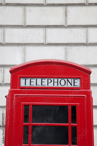 Red Telephone Box, London, England, UK