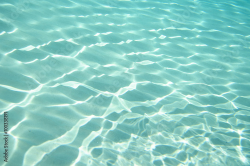 Beautiful clear underwater surface