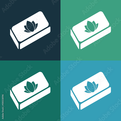 Cube for stretching icon