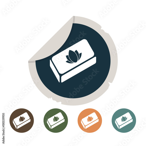 Cube for stretching icon
