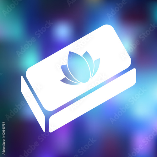 Cube for stretching icon