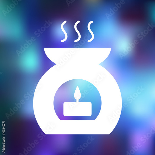 aromatherapy candle icon
