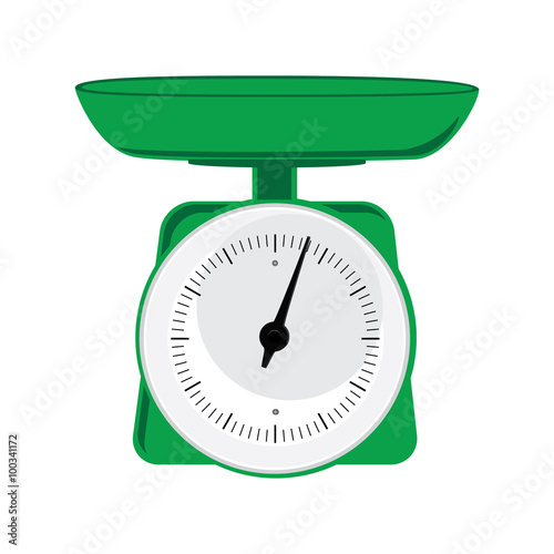 Green weight scale