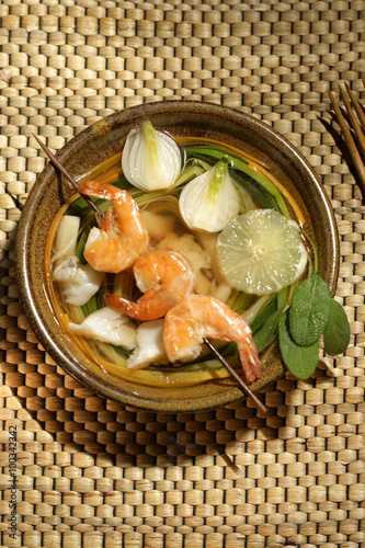Fischsuppe mit Garnelen | fishsoup with shrimps