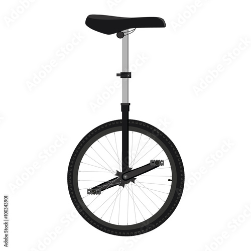 One wheel bicycle