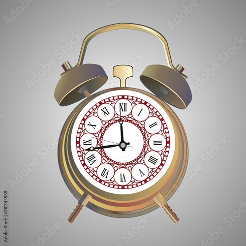 Retro alarm clock