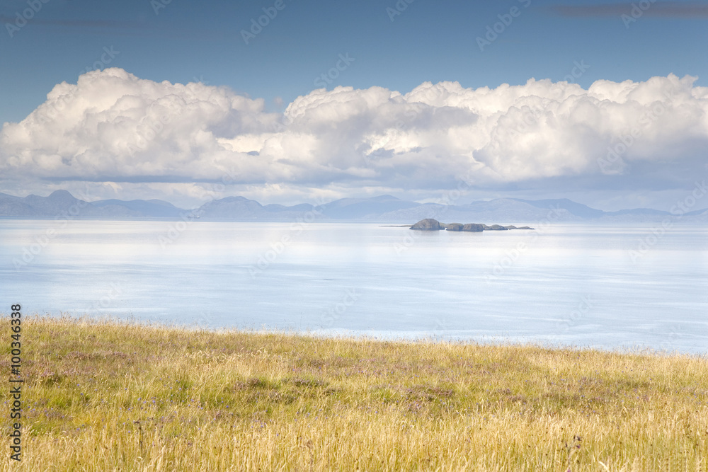 View from Isle of Skye looking to Outer Hebrides, Scotland