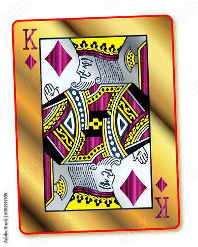 Gold King Of Diamonds