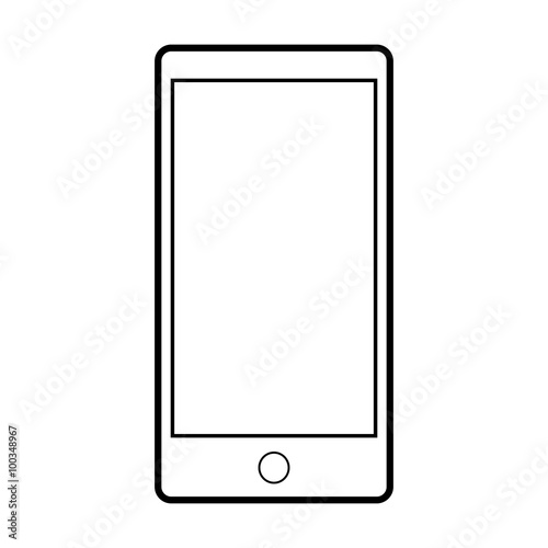 Abstract style modern gadget line icon