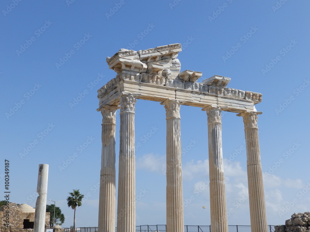 сиде - древнегреческий город в турции