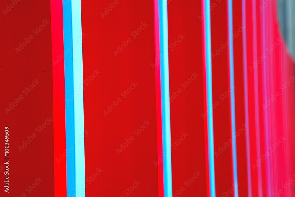 blue red abstract metal in steel and background
