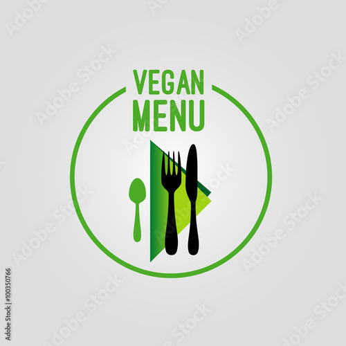 Vegan menu icon